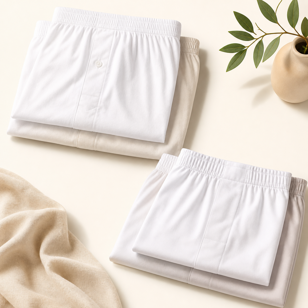 Regular and classic boxers for camp clothing rotation