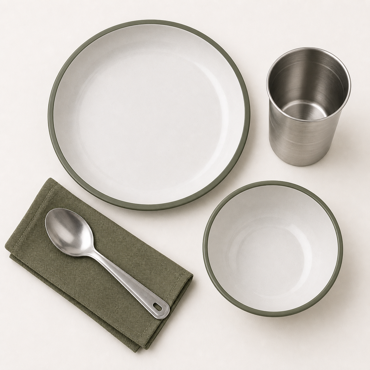 Plate, Bowl, Cup and Spoon for NYSC orientation camp