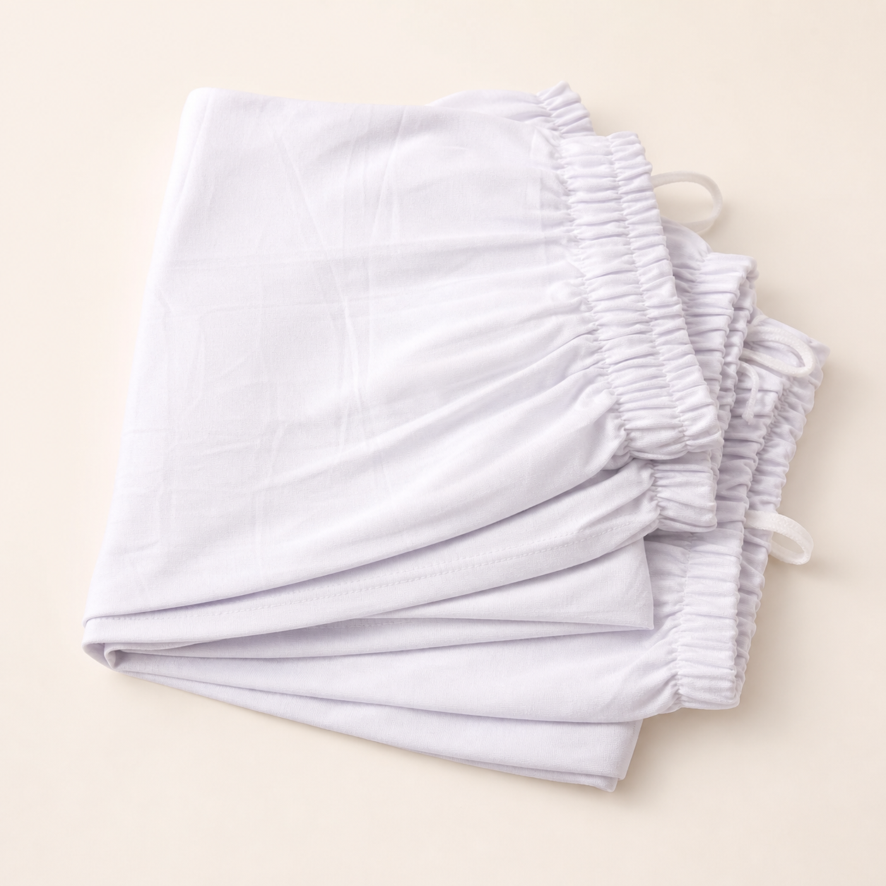 Classic white shorts for NYSC camp